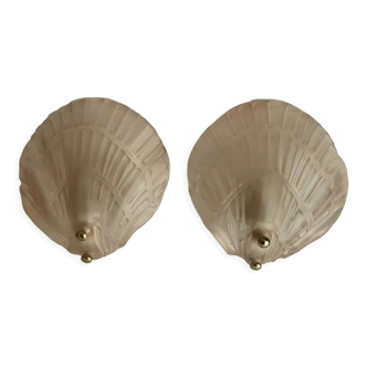 Wall sconces scallop shell