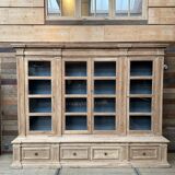 Solid elm display case