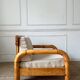 Fauteuil en pin massif esprit chalet