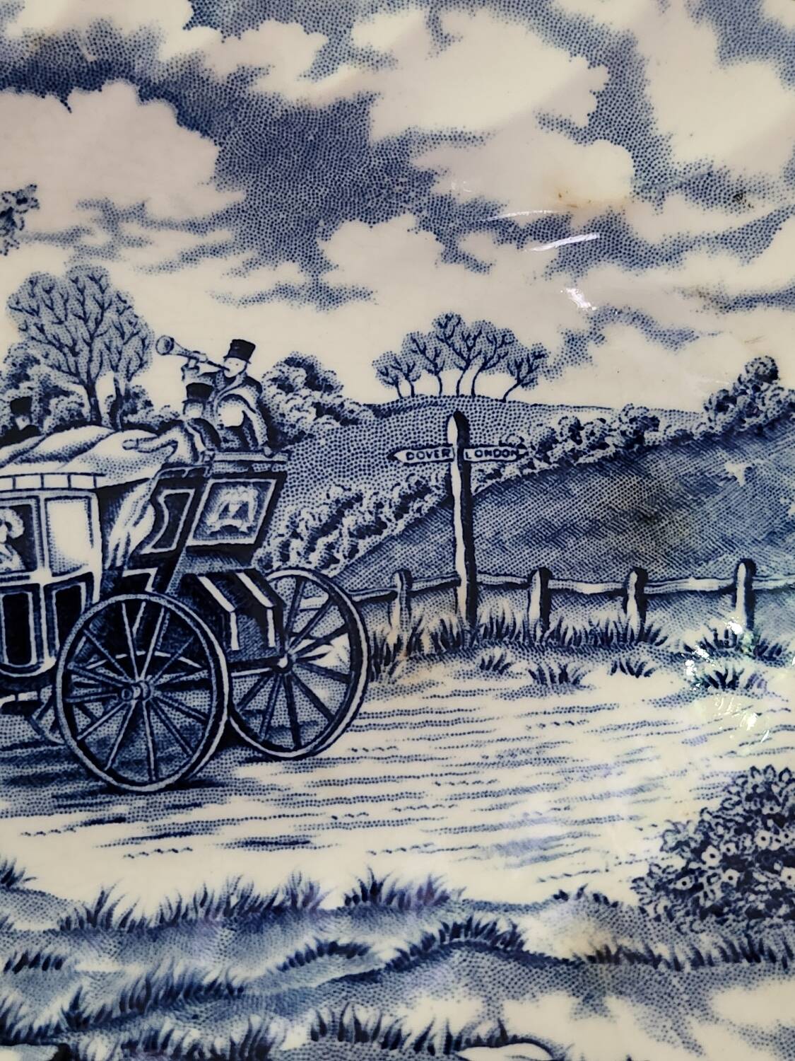 Myott "Royal Mail" English earthenware emptying tray