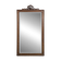 Louis XVI style mirror in carved walnut.