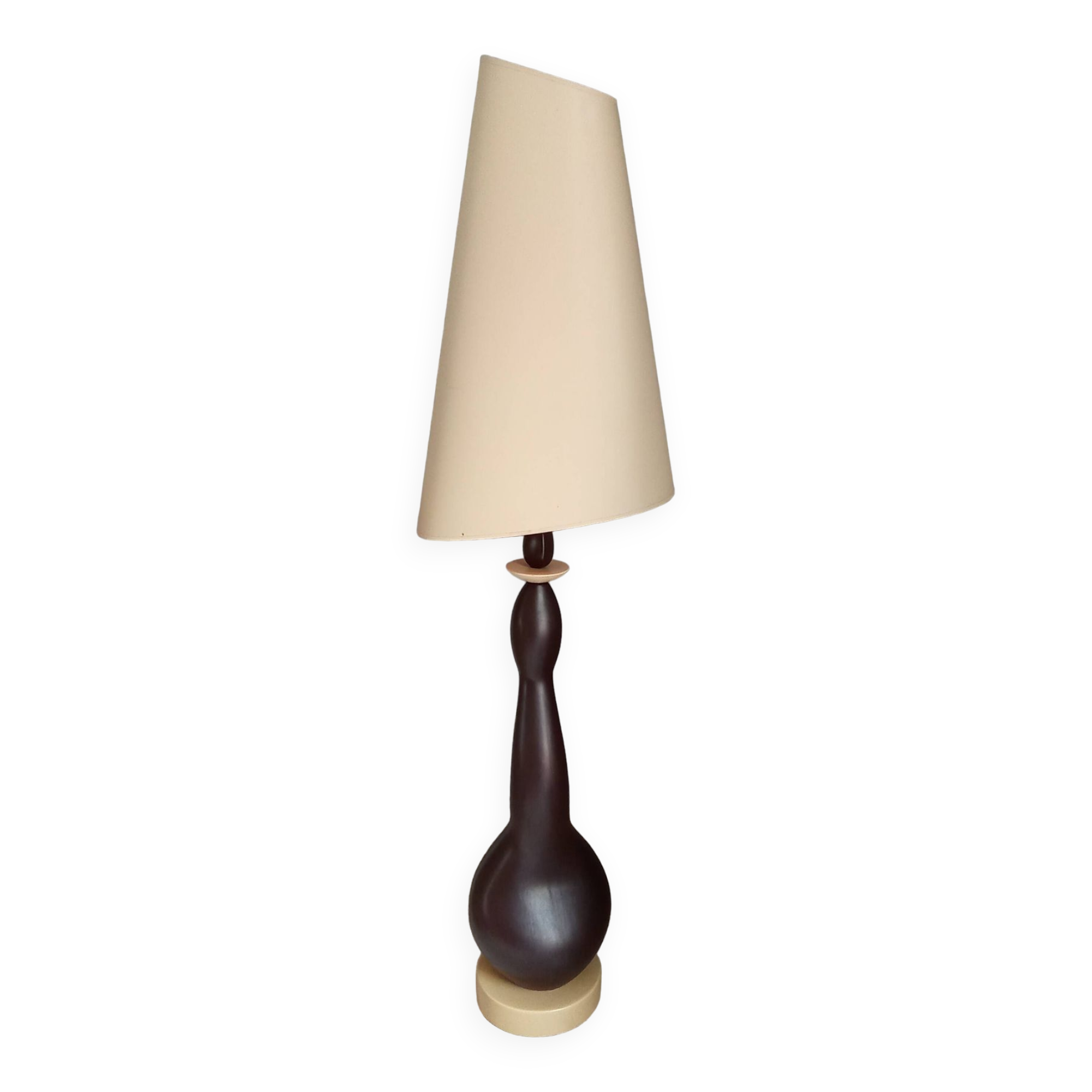 Keria ceramic floor lamp in vintage design