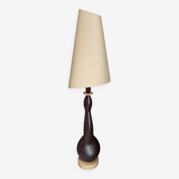 Lampe de sol keria  en céramique  design  vintage