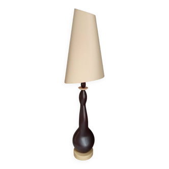 Lampe de sol keria  en céramique  design  vintage