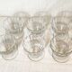 Service of 12 dessert cups, crystal