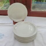 9 dessert plates Sarreguemines