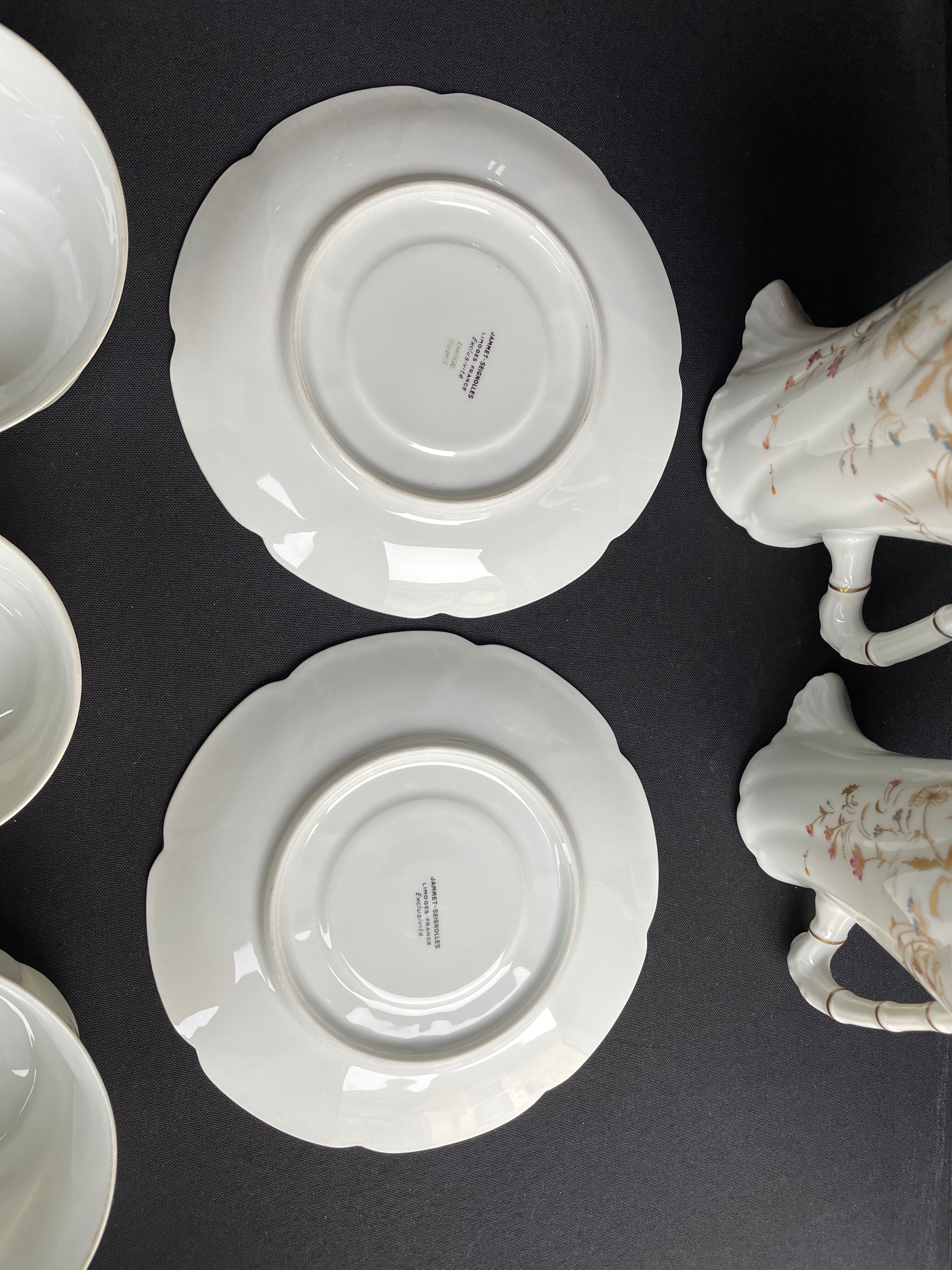 Exclusivity Jammet-Seignolles signed Josl - Limoges - Lunch service for 2 people