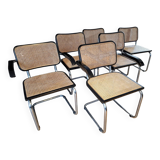 Set of 4 B32 chairs and 2 B64 Breuer armchairs