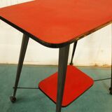 Desserte feet compass folded black steel - skai