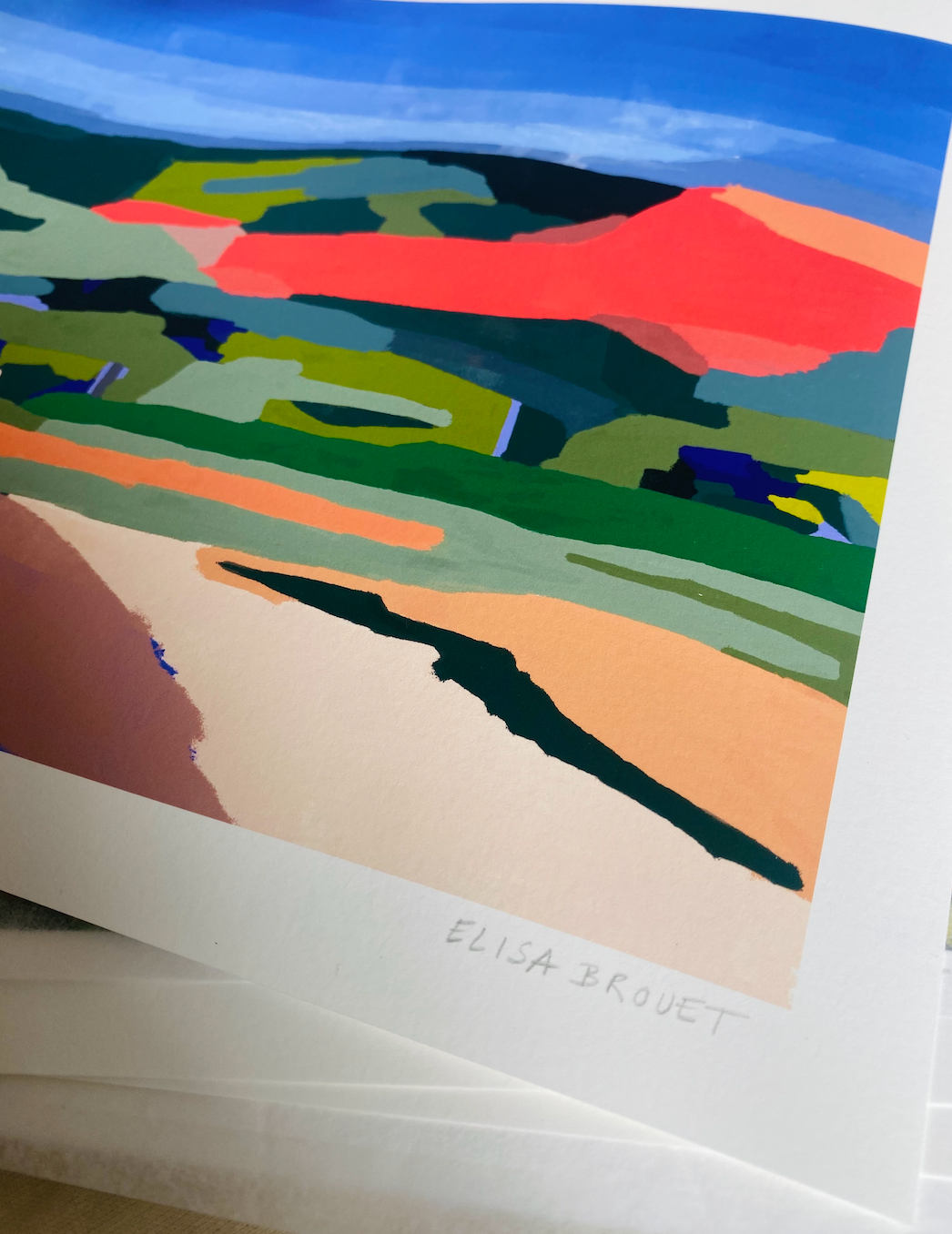 La Rosière, limited edition art print (A4)