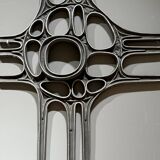 Brutalist wall sculpture from the 1970s