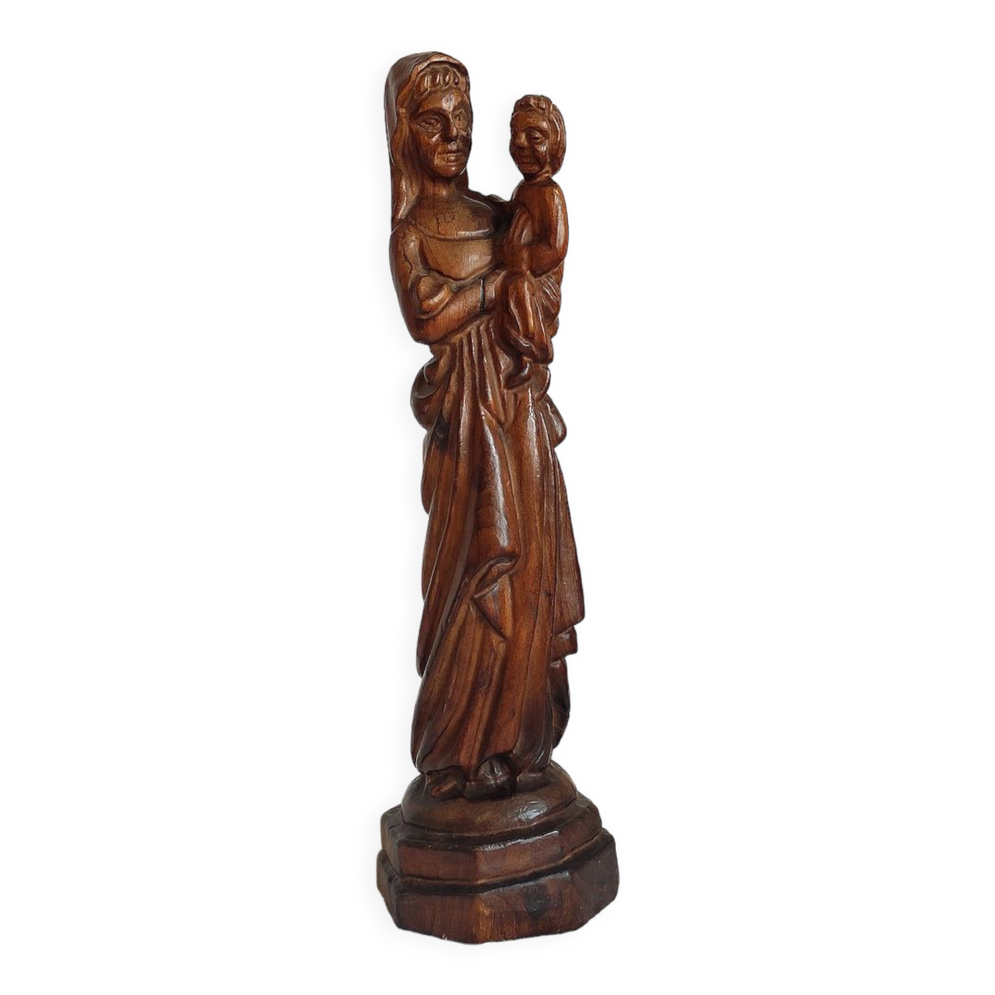 Virgin and Child Wood