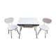Set table formica and 2 chairs