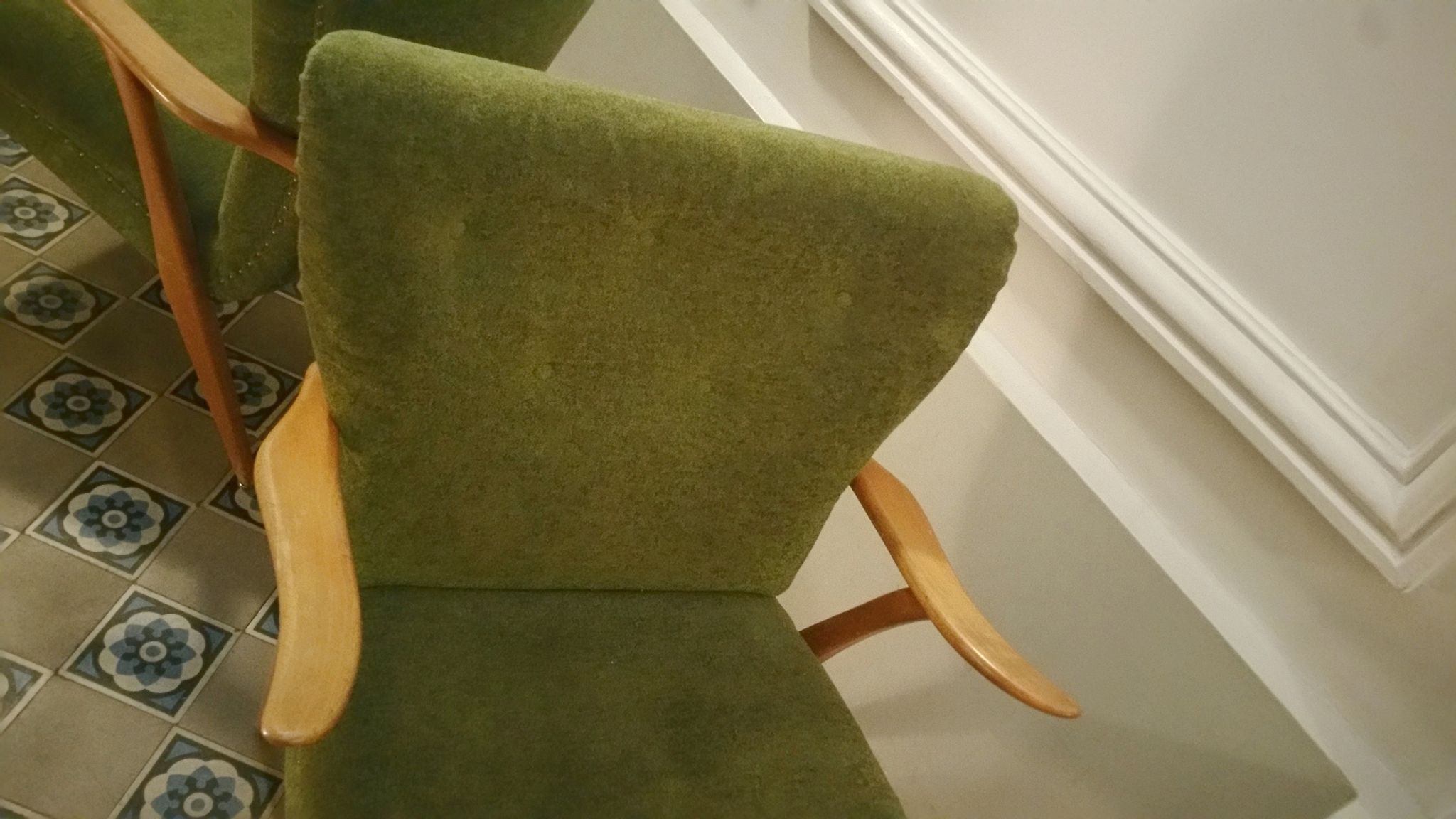 Scandinavian Wing Chair 50s 60s