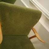 Scandinavian Wing Chair 50s 60s