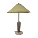 Retro Marble Table Lamp, Kámen Praha, 1950s
