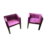 Armchairs in alcantara