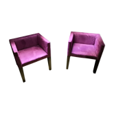 Armchairs in alcantara