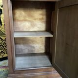 Solid oak bar chest cabinet