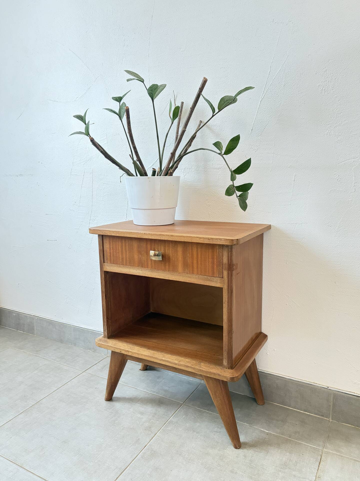 Scandinavian vintage bedside table