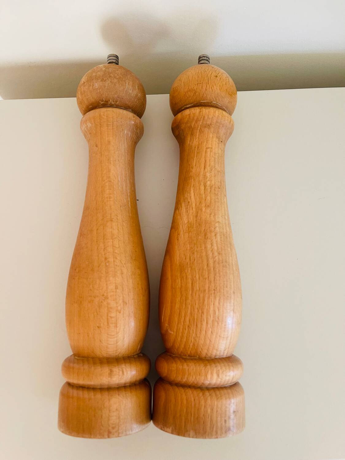 Vintage salt and pepper mills