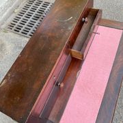 Happiness desk of the day with 19th-century storage.