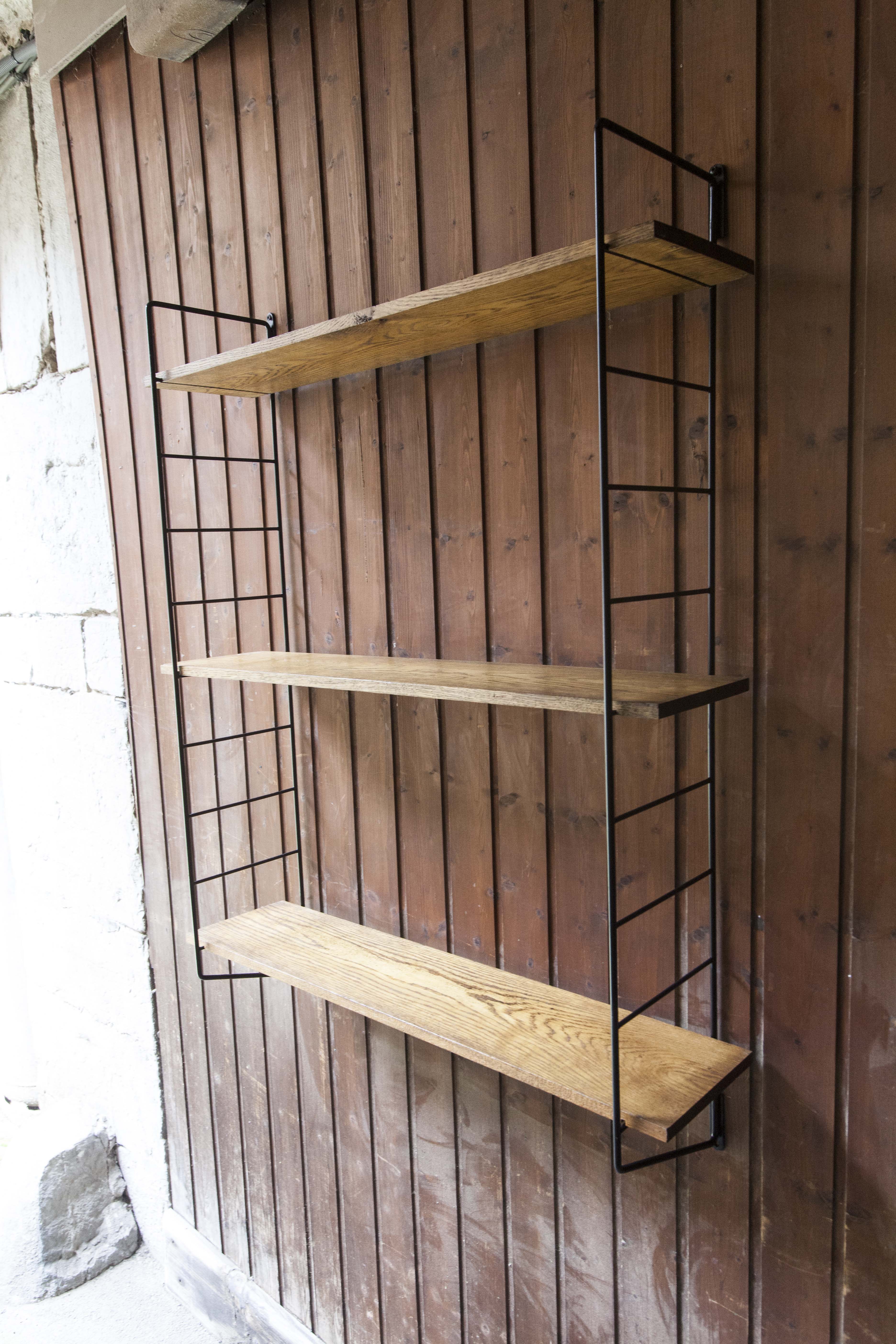 Black Thong and solid beech shelf