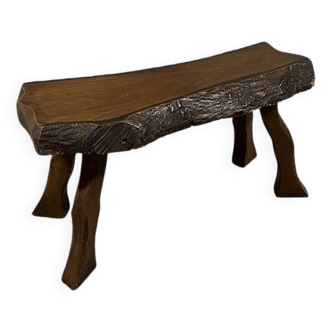 Small rectangular brutalist plant table side table 1960–70’s