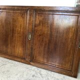 Vintage solid oak sliding door