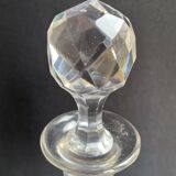 Blown and cut crystal decanter