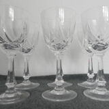 Set of 6 crystal glasses signed with original box