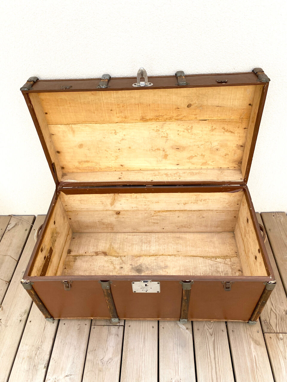 Ancient travel trunk