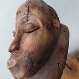 Baoulé wooden mask from Ivory Coast
