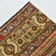Tapis persan à motif oriental rouge et gris