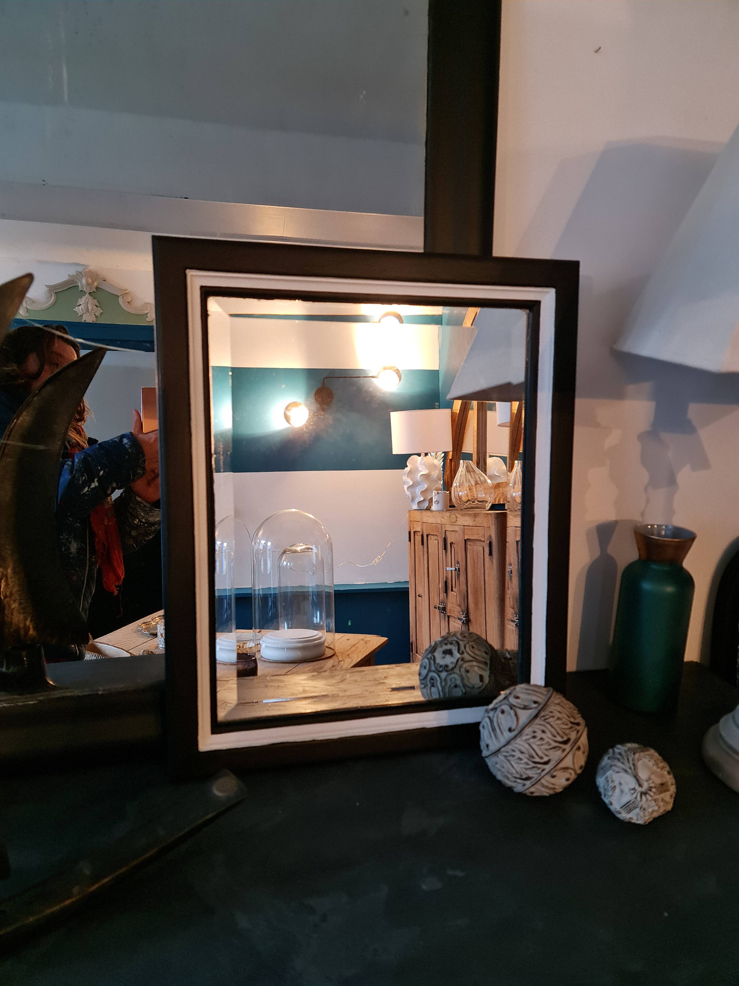 Black mirror and chalk