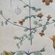 Marcel Corrette, Étude florale de Gloxinia de Nouvelle-Zélande, Aquarelle