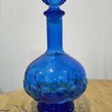 Round Electric Blue Bottle