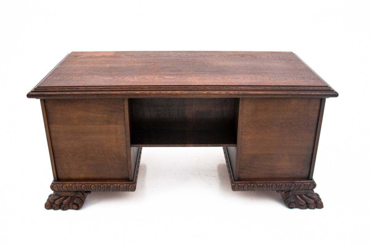 Cabinet set on lion's paws, Germany, early 20th century.