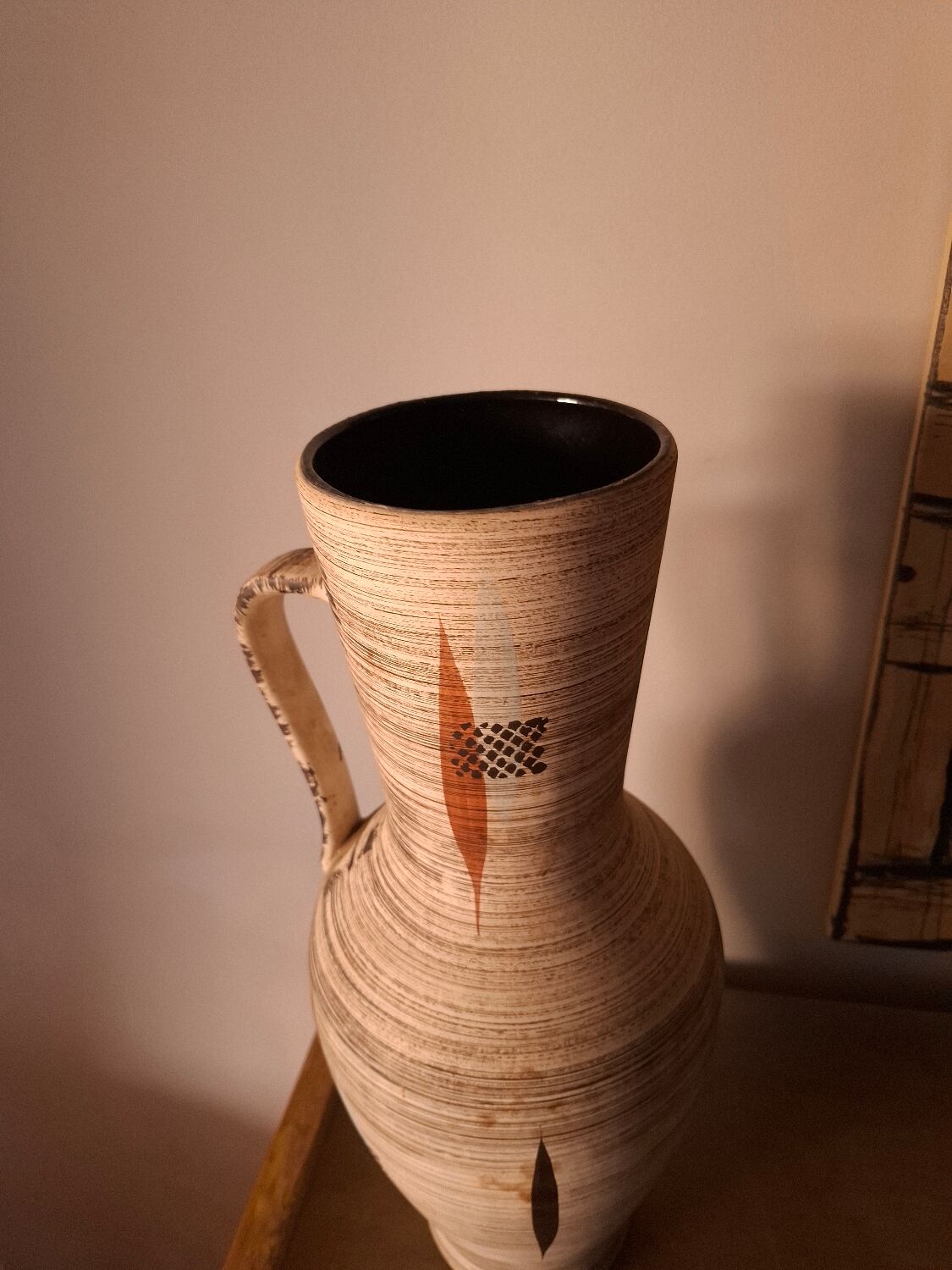 Vase en céramique, années 60