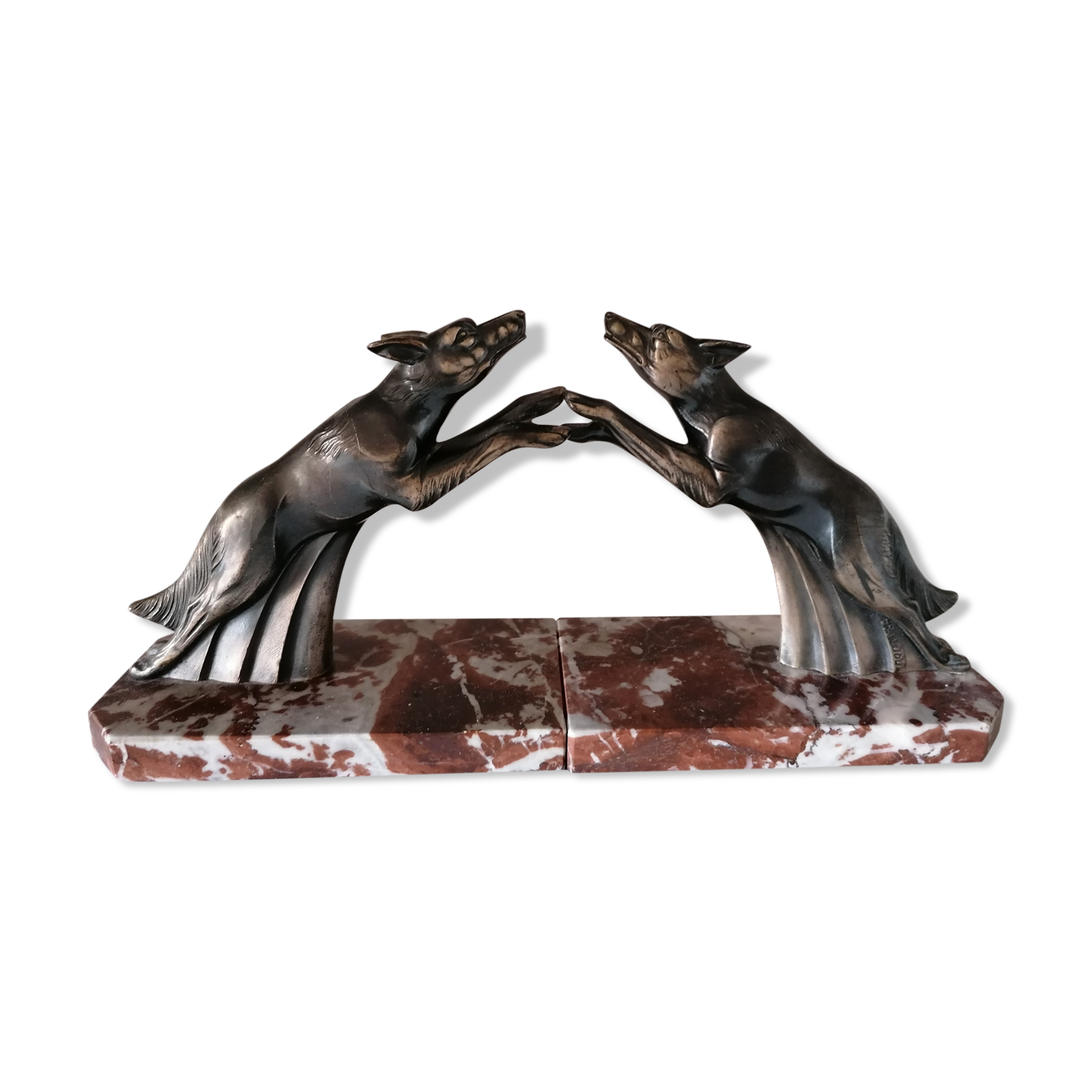 Pair of greenhouse Art Deco books signed Franjou