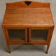 Art Deco Amsterdam School Tea or Display Cabinet in solid oak, Netherlands