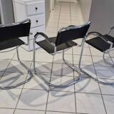 Set of 3 Cantilever armchairs, 1970s
