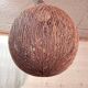XL lampshade ball in hemp rope and rattan - 1970s