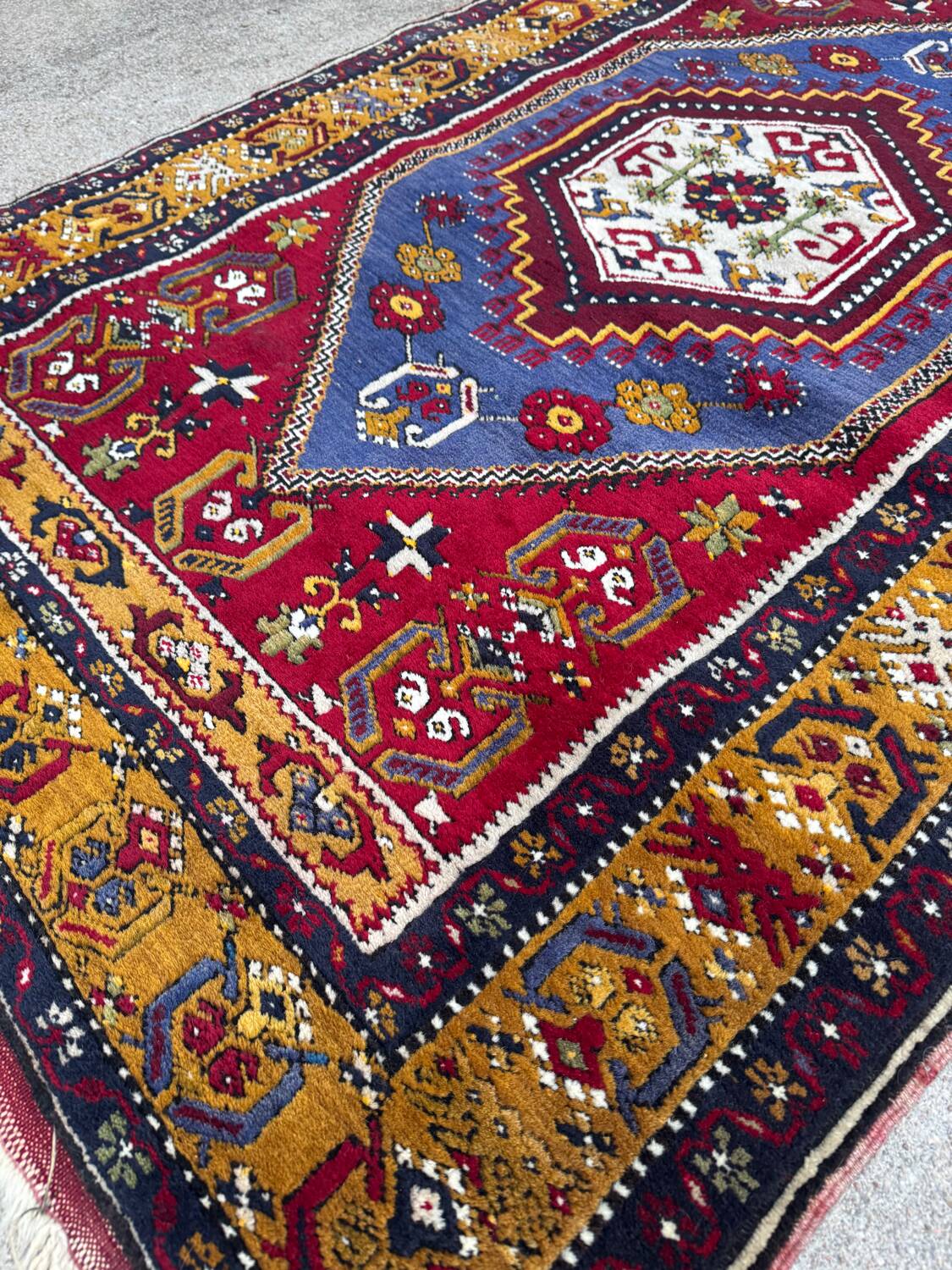Antique Turkish Yahyali Carpet