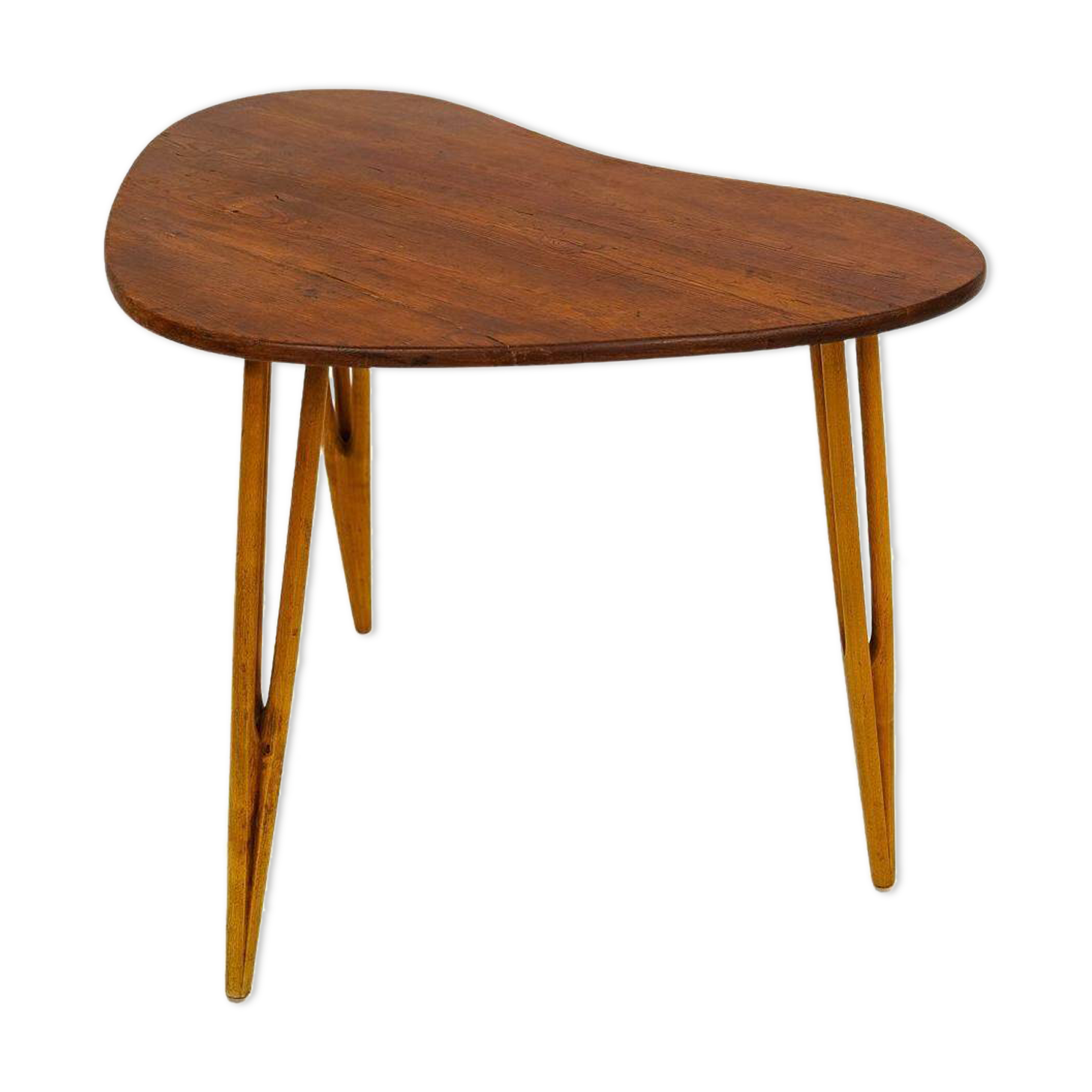 Table basse unique de style suédois moderne par Bo Fjaestad, Suède, années 1950