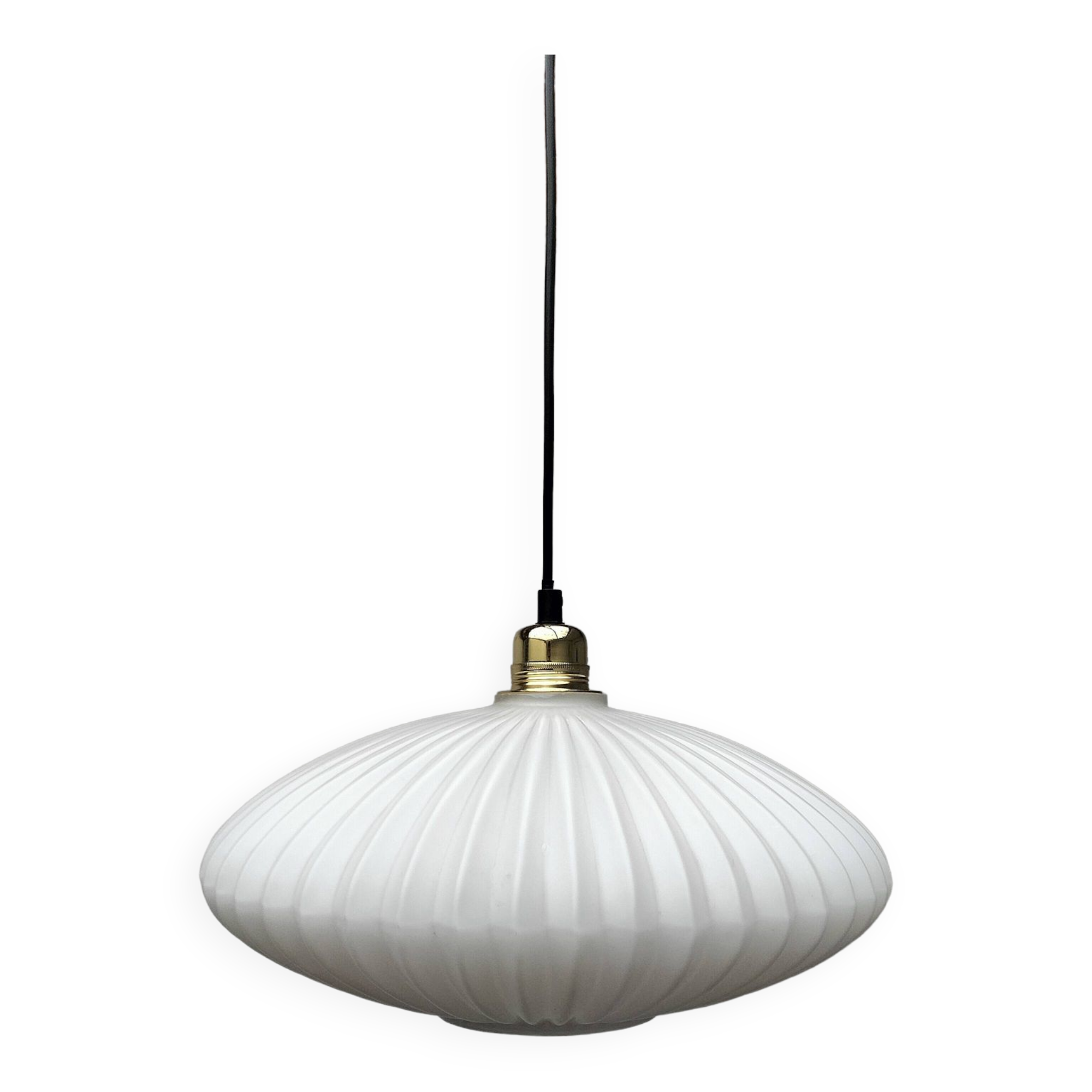 Vintage glass pendant light