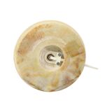 Pied de lampe classique en onyx, marbre et laiton, années 60