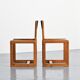 André Sornay: pair of chairs, France circa 1960