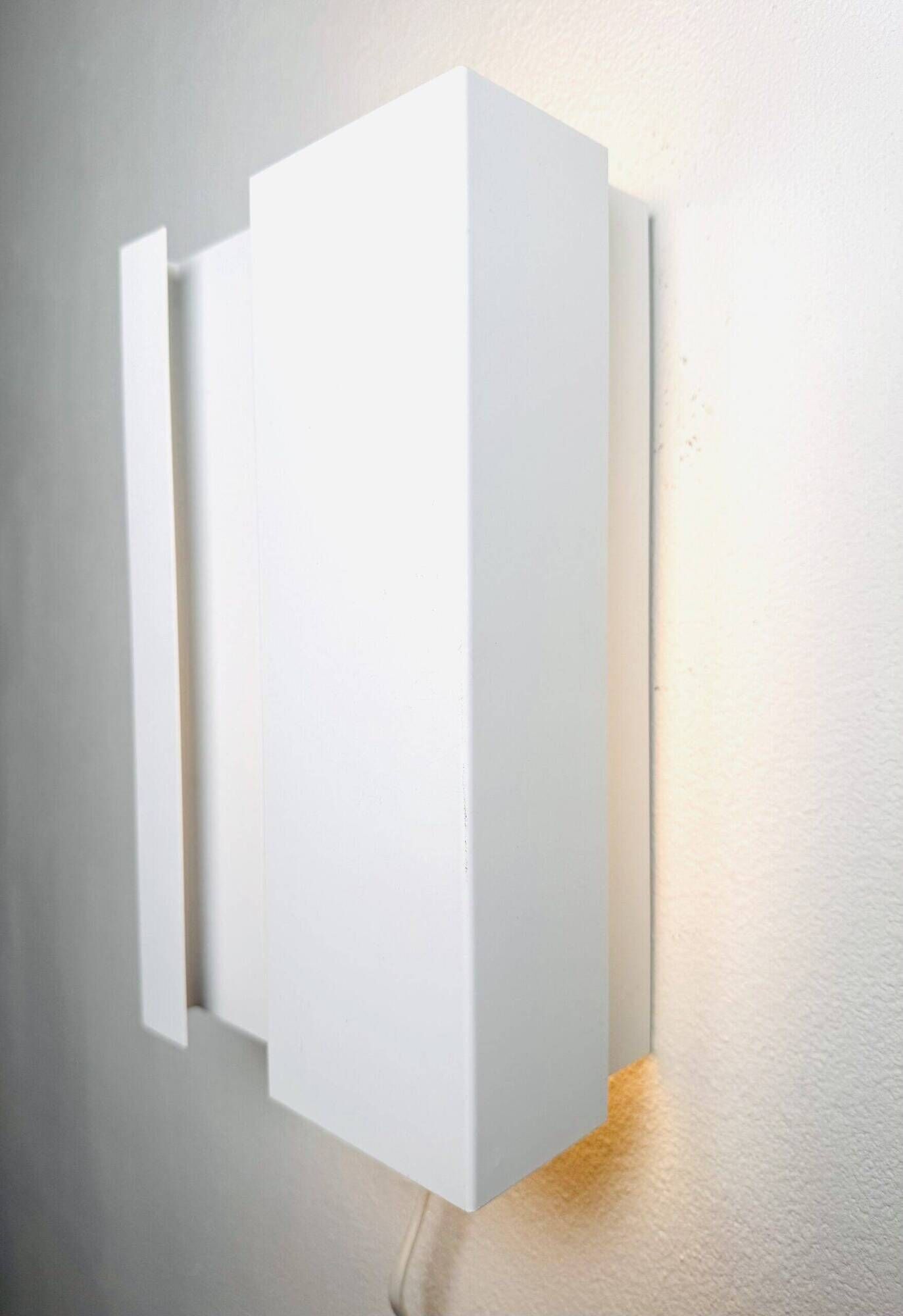 Geometric Rectangular Wall Lamp By J.J.M. Hoogervorst For Anvia Nederland, The Netherlands, 1960S