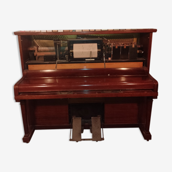 Mechanical piano "pianola" brand Farrand and 300 rolls (functional)